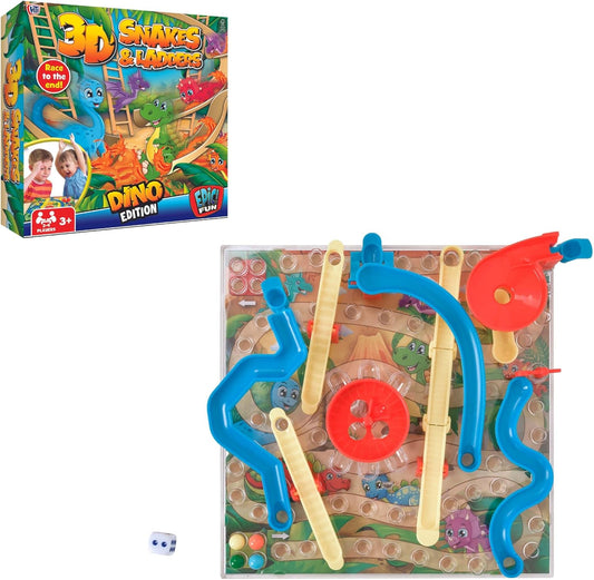 3D Dino Snakes & Ladders Pick & P...
