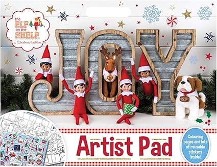 Unleash holiday creativity with The Elf on the Shelf Artist Pad!