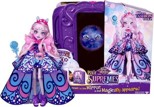Magic Mixies Supremes Magic Mirror & Doll – Interactive Magical Playset with Lights, Sounds & Accessories