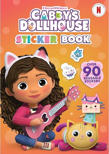 Gabby's Dollhouse Sticker Book – Fun and Creative Play for Kids
