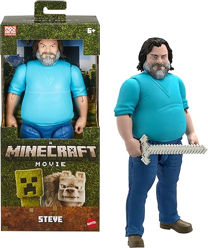 Minecraft Movie Large Figure Assortment 12 Inch – Epic Collectible Action Figures for Fans and Kids