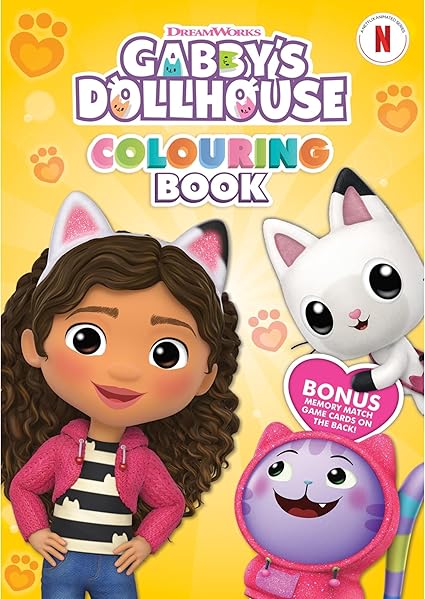 Gabby's Dollhouse Colouring Book – Fun & Creative Activity for Kids