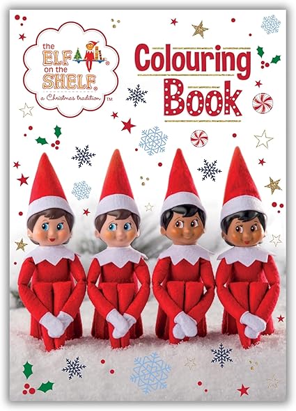 Bring festive creativity to life with the official Elf on The Shelf Colouring Book!