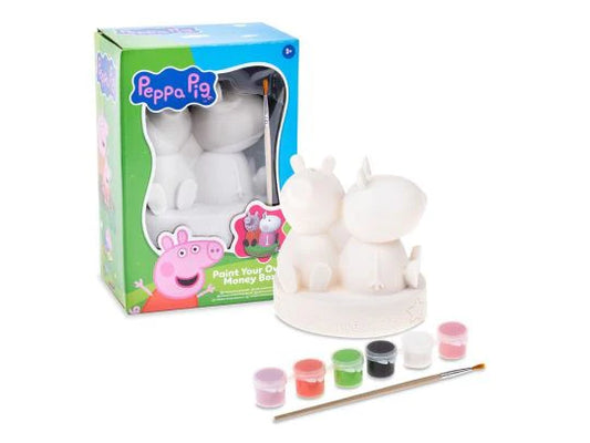 Peppa Pig Paint Your Own Money Box Set