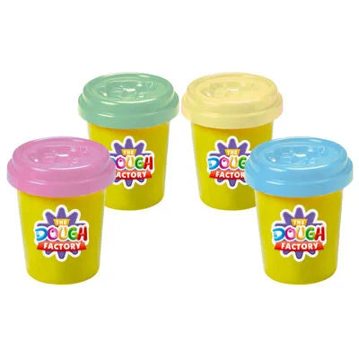 4PK 4oz Pastel Dough Set – Soft & Safe Modelling Dough for Kids