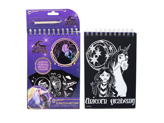 Unicorn Academy Scratch Art Set – Magical Creative Fun for Kids