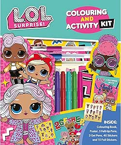 Unleash hours of creative fun with the LOL Surprise Colouring & Activity Kit!