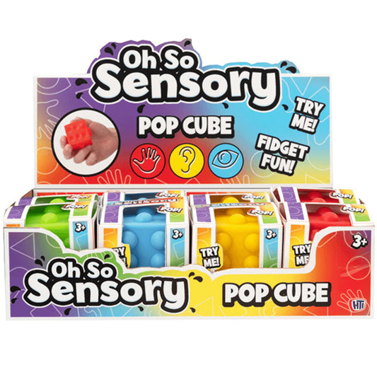 Oh So Sensory Pop Cube – Engaging Fidget & Sensory Development Toy