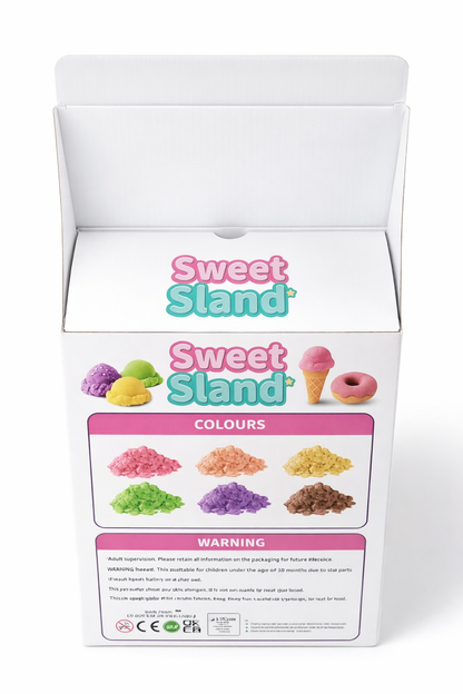 Sweet Sland™ – Stretchy Scented Sensory Sand Play Set
