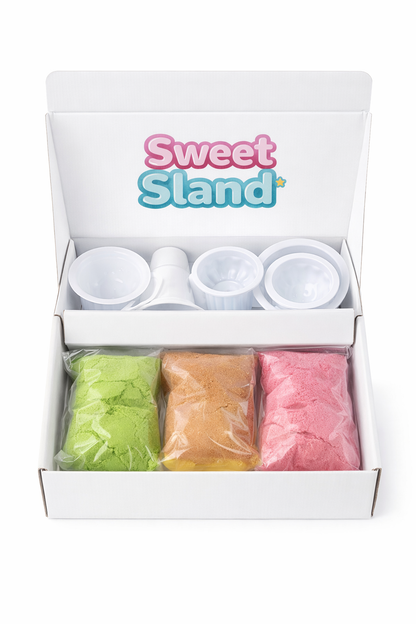 Sweet Sland™ – Stretchy Scented Sensory Sand Play Set