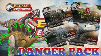 Jurassic World Epic Evolutions Danger Pack