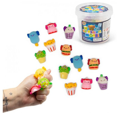 SN-Axolotl Mochi – 12 Piece Fidget Bucket Sensory Toy Set