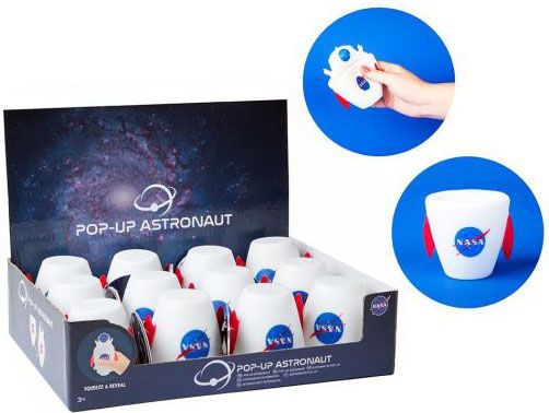 NASA Pop-Up Astronaut Fidget Toy – Squishy Space Adventure for Kids (Ages 3+