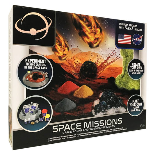 NASA Space Missions – Moon Rocks & Sand Experiment Kit | STEM Science Toy for Kids