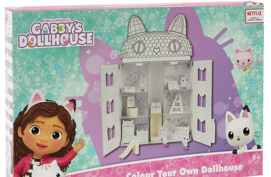 Gabby's Colour Your Own Dollhouse