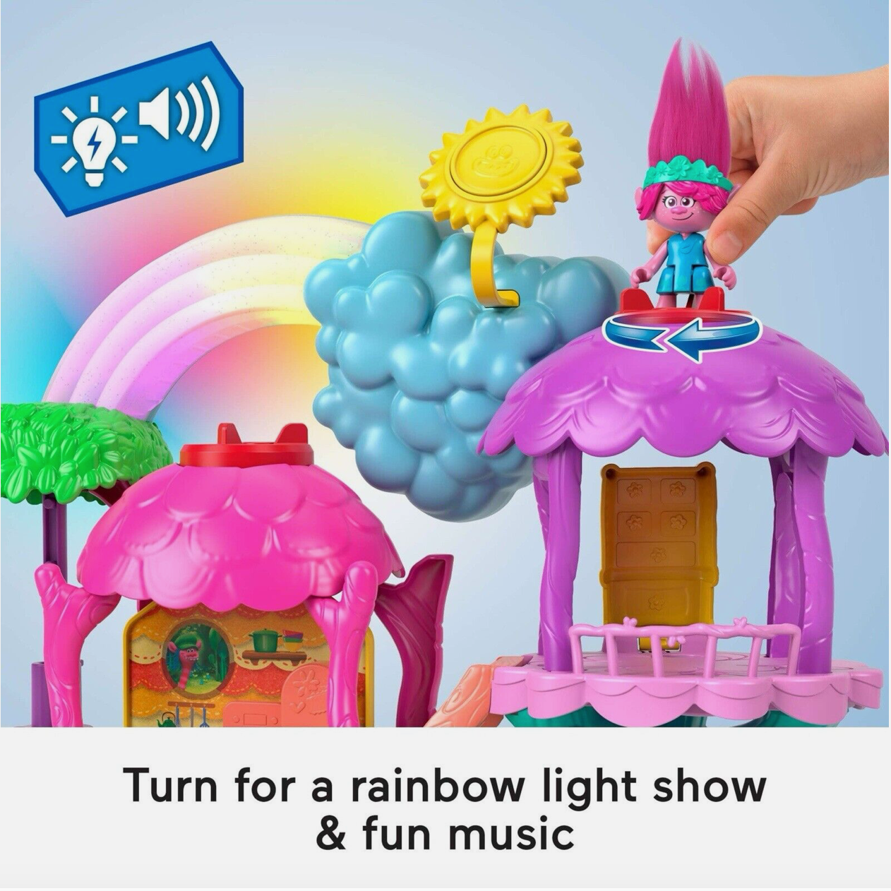 Imaginext Trolls Rainbow Treehouse