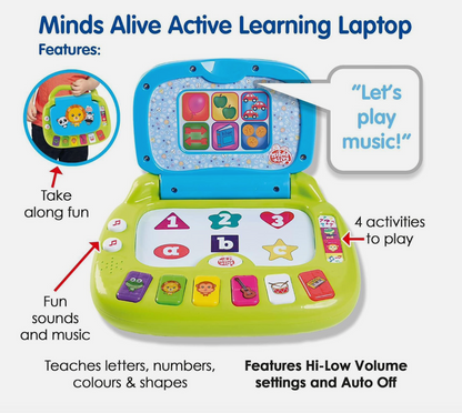 Minds Alive Active Learning Laptop