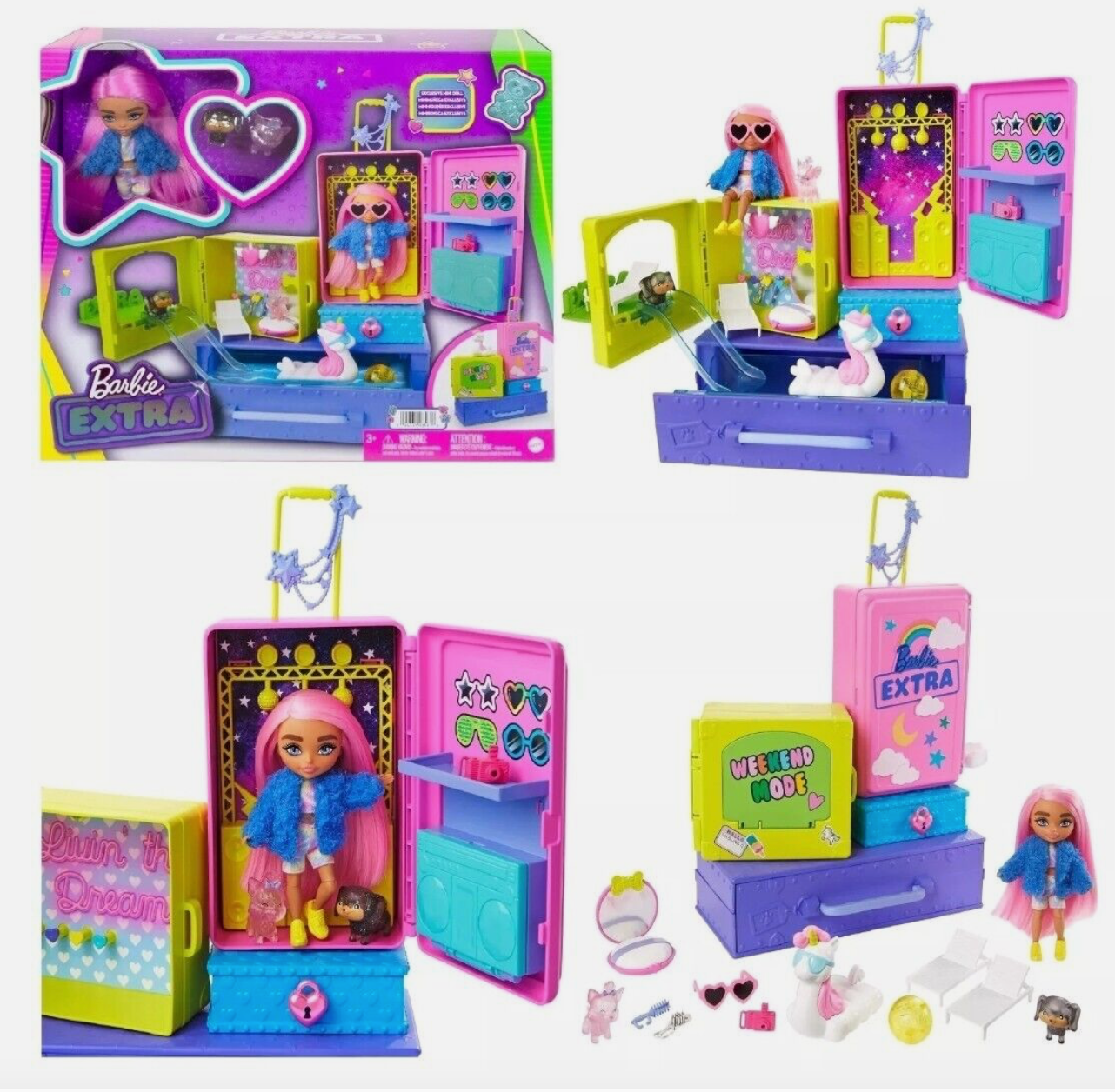 Barbie Extra Pets & Minis Playset