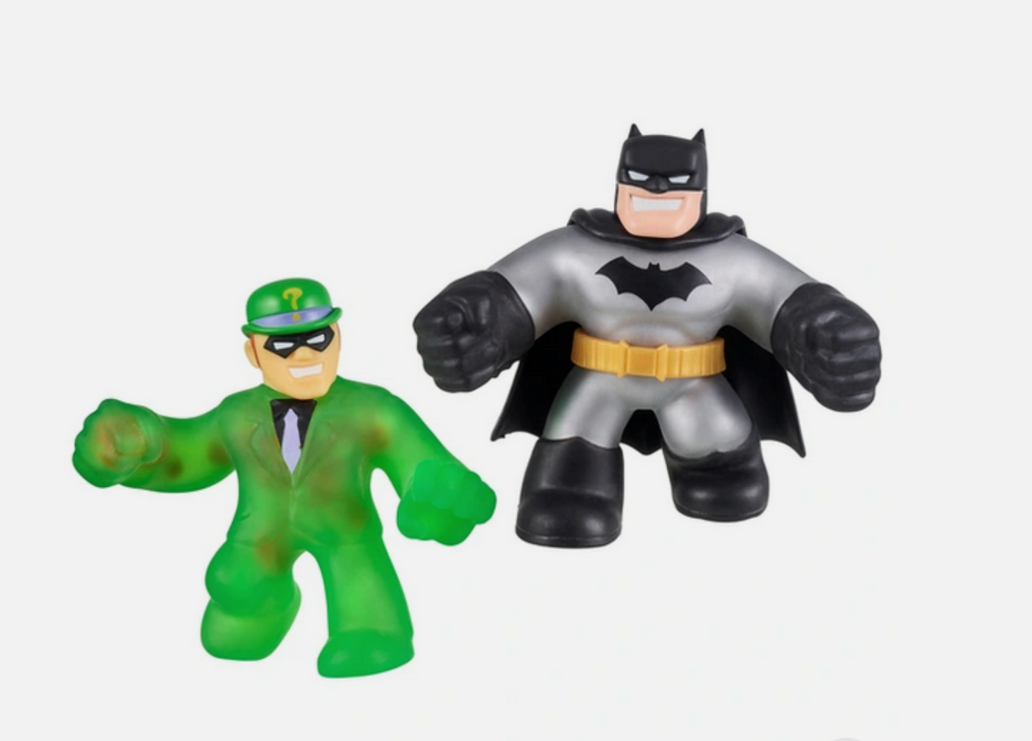 Heroes of Goo Jit Zu Figures DC Metallic Batman v Riddler