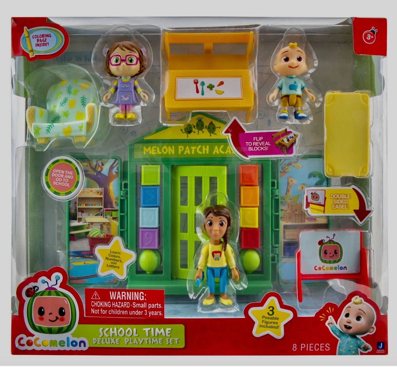 Cocomelon School Time Deluxe Playtime Set With Figures