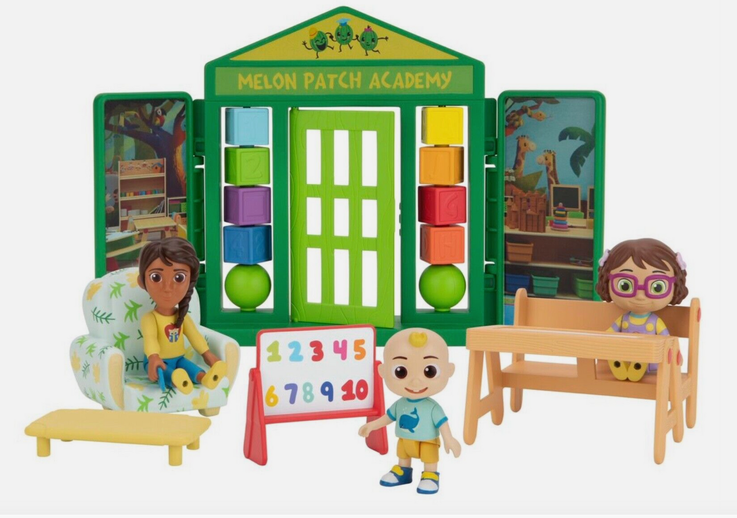 Cocomelon School Time Deluxe Playtime Set With Figures