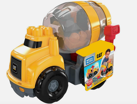 Mega Bloks 1st Builders CAT Cement Truck