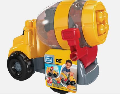 Mega Bloks 1st Builders CAT Cement Truck