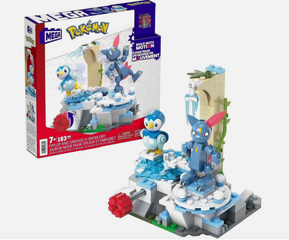 Mega Bloks Pokemon Piplup and Sneasel's Snow Day