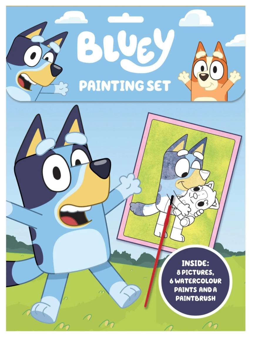 Bluey Painting Set