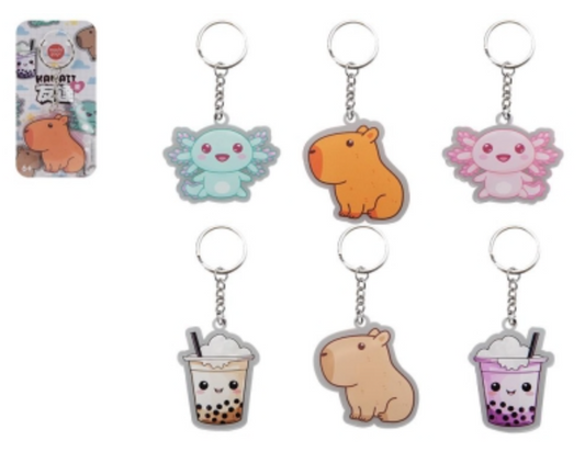 Kawaii Acrylic Animal Keychains 5cm