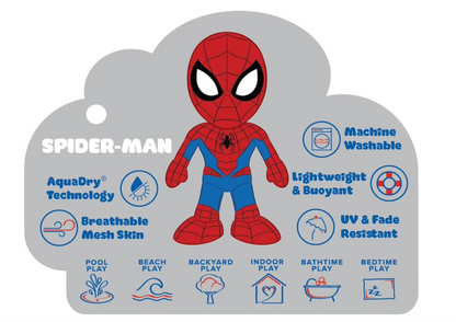 Aqua Pals Spiderman Plush