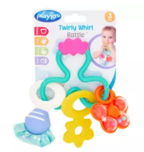 Playgro Twirly Whirl Rattle 3m+