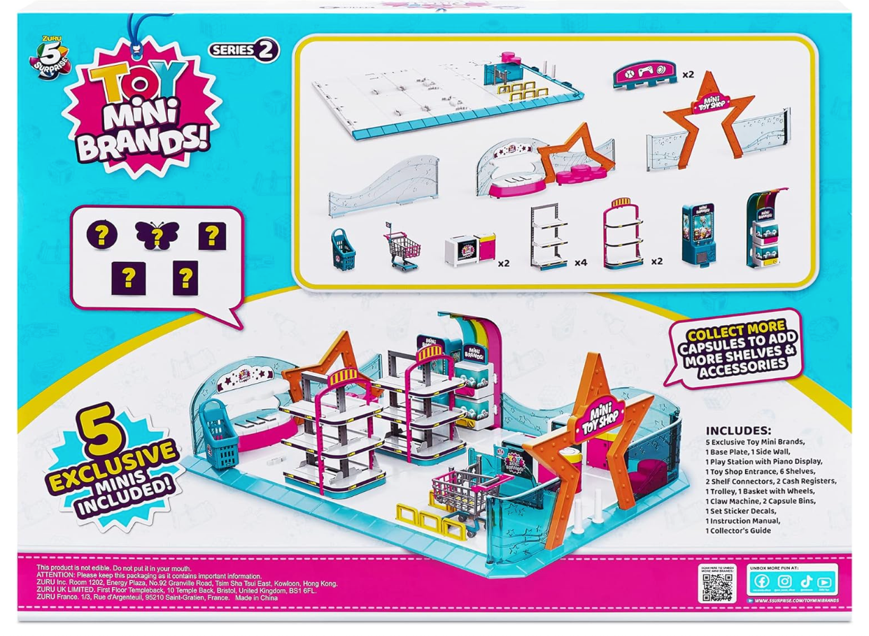 Mini Brands Toy Mini Brands Mini Toy Shop Playset Series 2