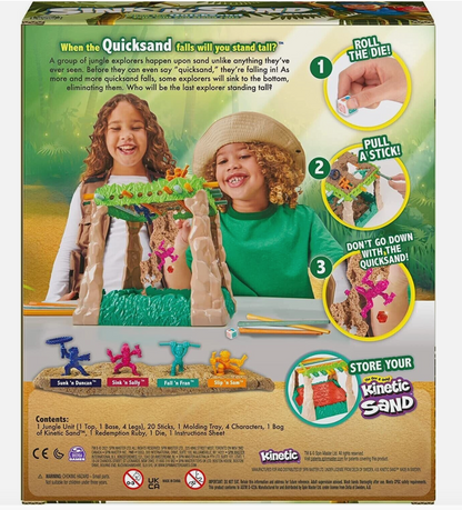 Sink N’ Sand, Quicksand Kids Board Game with Kinetic Sand