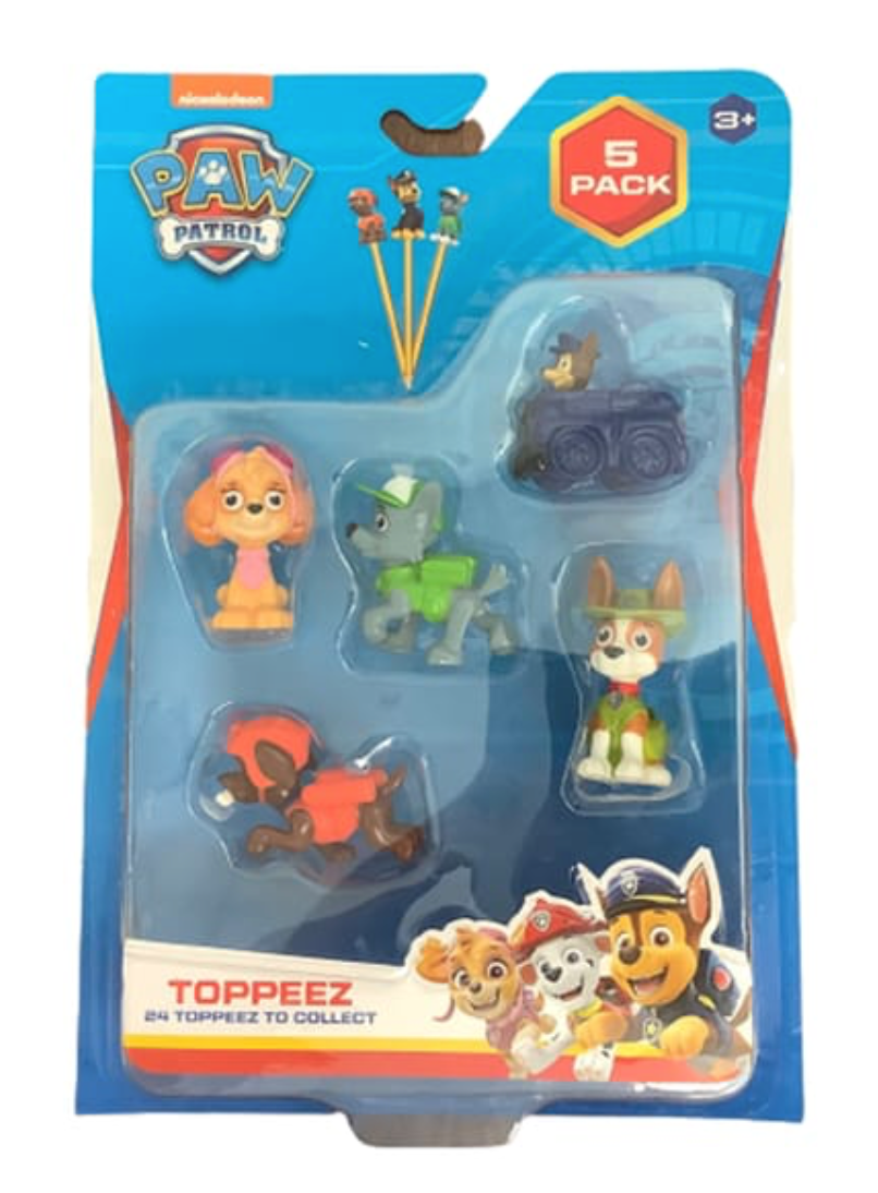 Paw Patrol Toppeez 5 Pack