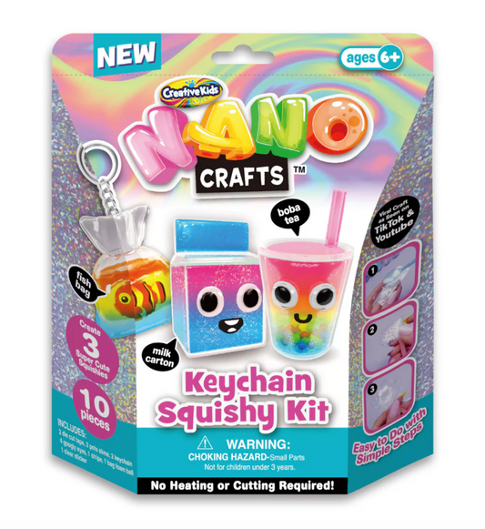 Creative Kids Nano Crafts Keychain Squishy Kit