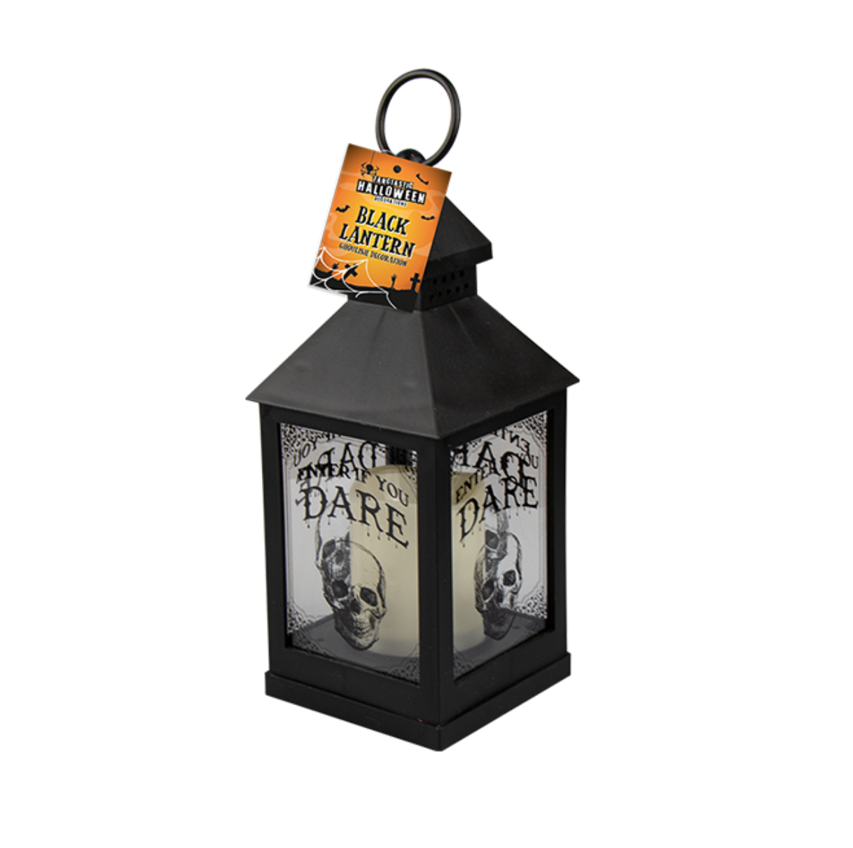 Black Halloween Lantern 24.5cm