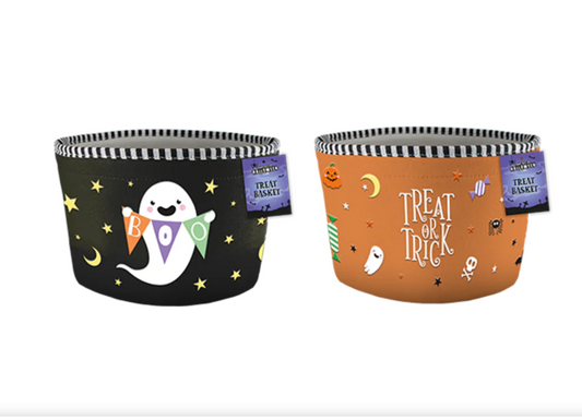 Halloween Embroidered Treat Basket