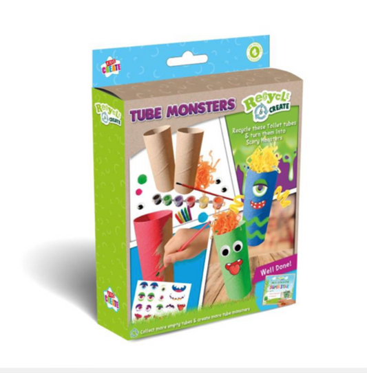 Recycle & Create Tube Monsters Craft Set