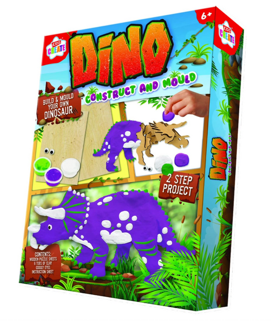 Kids Create Dino Construct & Mould Build Your Own Dinosaur Arts & Crafts