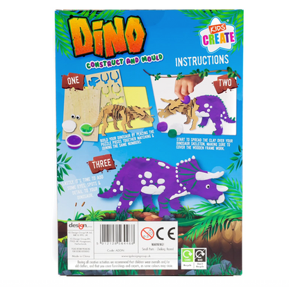 Kids Create Dino Construct & Mould Build Your Own Dinosaur Arts & Crafts