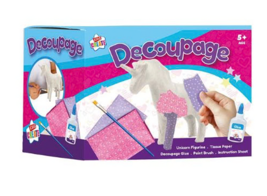 Kids Unicorn Decoupage Kit