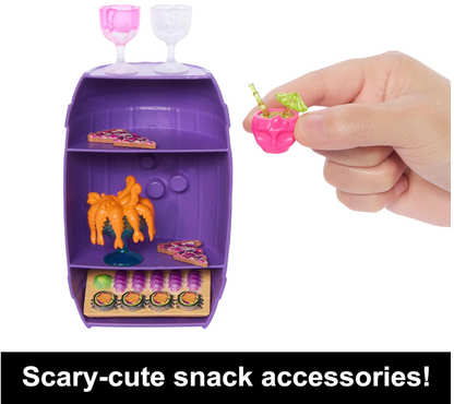 Monster High Doll and Playset, Lagoona Blue Scare-adise Island Snack Shack with Food Accessories