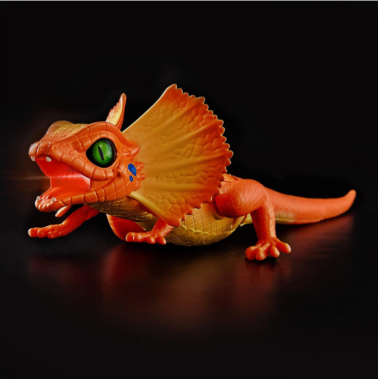 Robo Alive Orange Lurking Lizard Robotic Toy