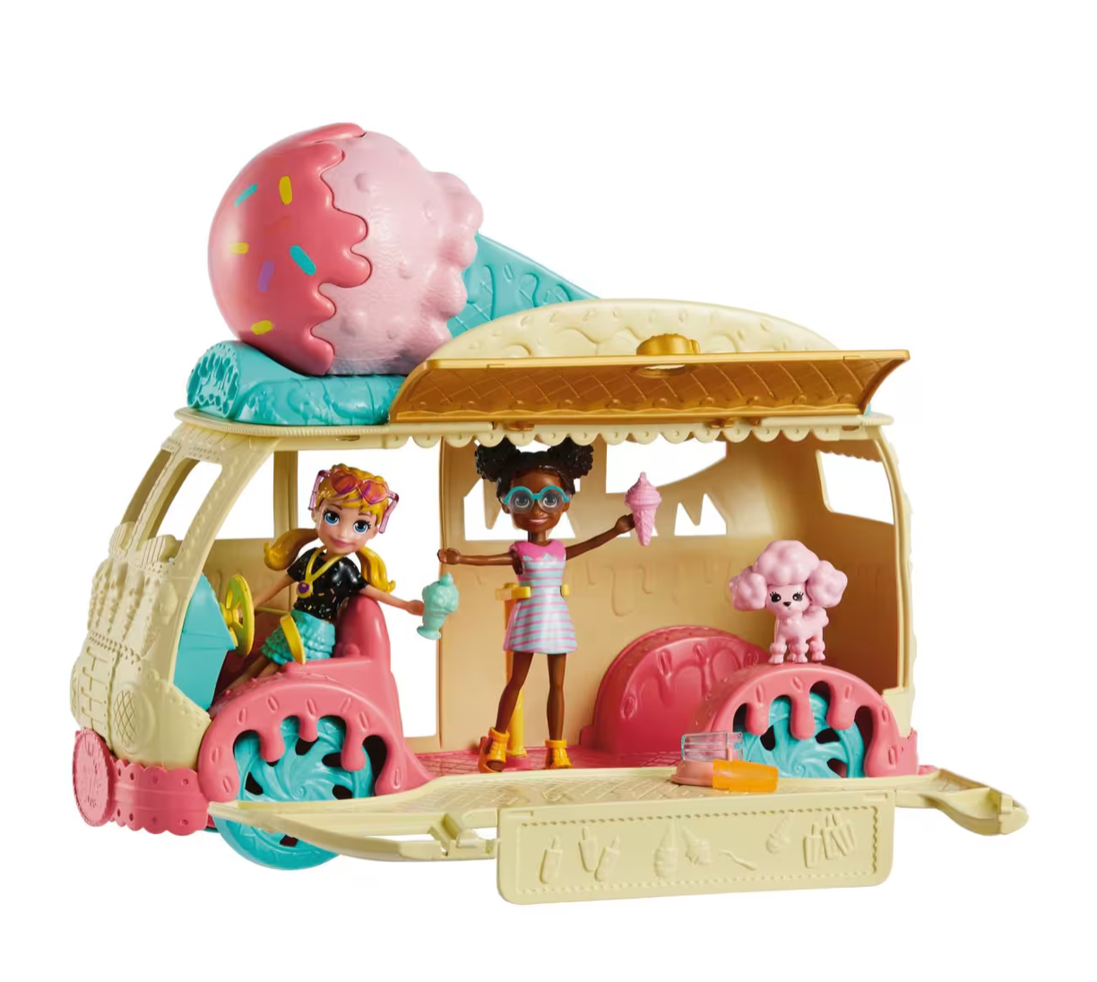 Polly Pocket Tiny Treats Ice Cream Truck Playset