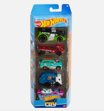 Hot Wheels 5 Car Gift Set