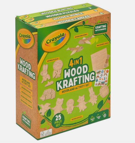 Crayola 4 in 1 Paper Krafting Woodland Activity Set