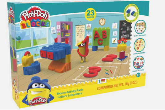 Play-Doh Blocks Activity Pack Letters & Numbers Creative Playset