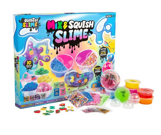 Mix and Squish Super Stretchy Slime Kit – Create, Stretch, and Play!