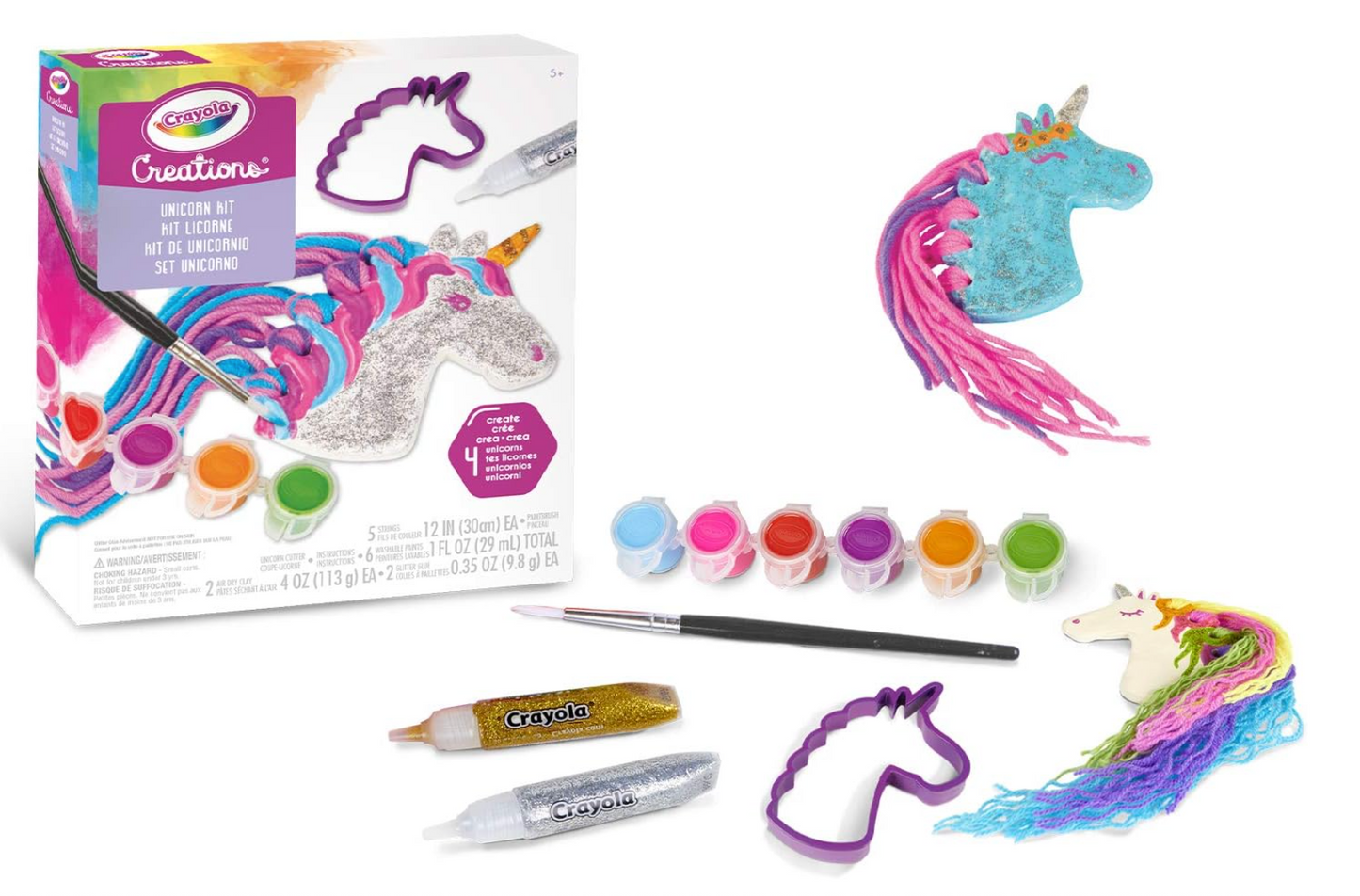 Crayola Creations Mould Paint & Decorate Unicorn Craft Kit